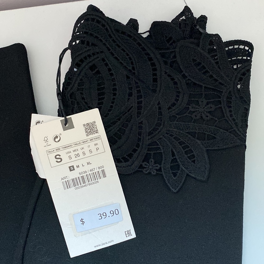 NWT Zara High Rise Skinny Dress Pants